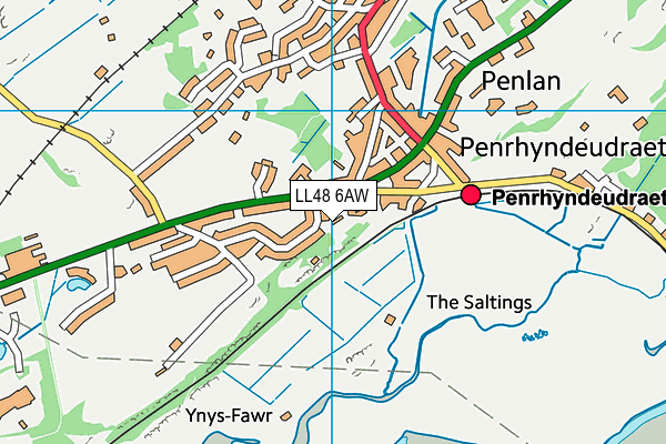 LL48 6AW map - OS VectorMap District (Ordnance Survey) LL48 6AW map - OS VectorMap District (Ordnance Survey)