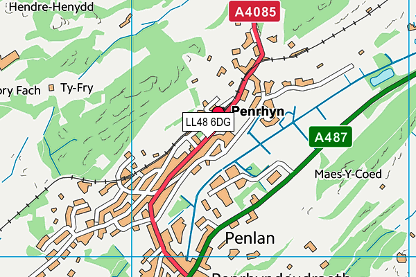 LL48 6DG map - OS VectorMap District (Ordnance Survey) LL48 6DG map - OS VectorMap District (Ordnance Survey)