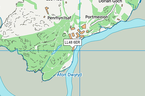 LL48 6ER map - OS VectorMap District (Ordnance Survey) LL48 6ER map - OS VectorMap District (Ordnance Survey)