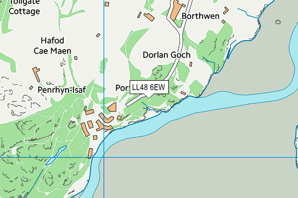 LL48 6EW map - OS VectorMap District (Ordnance Survey) LL48 6EW map - OS VectorMap District (Ordnance Survey)