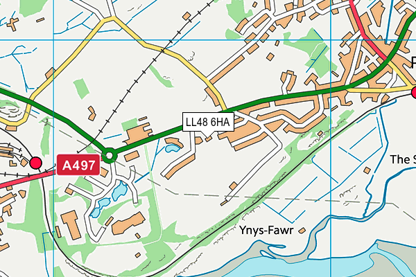 LL48 6HA map - OS VectorMap District (Ordnance Survey) LL48 6HA map - OS VectorMap District (Ordnance Survey)
