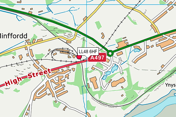 LL48 6HF map - OS VectorMap District (Ordnance Survey) LL48 6HF map - OS VectorMap District (Ordnance Survey)