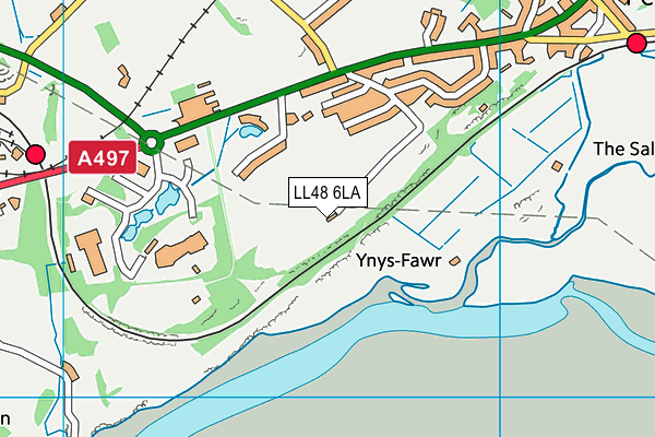 LL48 6LA map - OS VectorMap District (Ordnance Survey) LL48 6LA map - OS VectorMap District (Ordnance Survey)