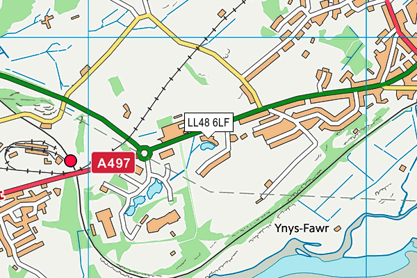 LL48 6LF map - OS VectorMap District (Ordnance Survey) LL48 6LF map - OS VectorMap District (Ordnance Survey)