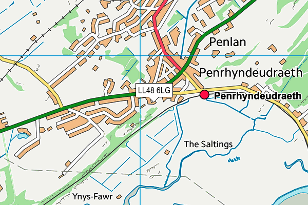 LL48 6LG map - OS VectorMap District (Ordnance Survey) LL48 6LG map - OS VectorMap District (Ordnance Survey)