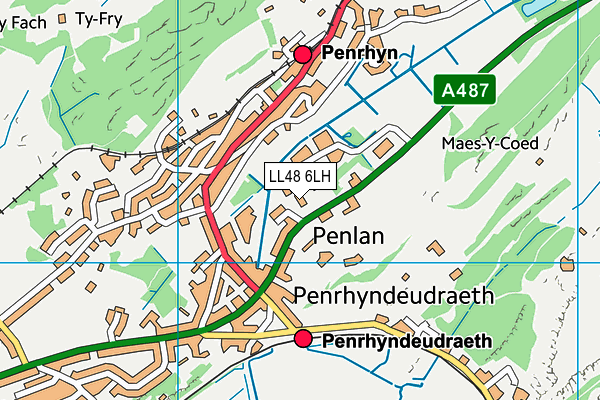 LL48 6LH map - OS VectorMap District (Ordnance Survey) LL48 6LH map - OS VectorMap District (Ordnance Survey)