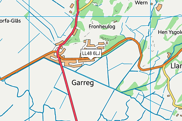 LL48 6LJ map - OS VectorMap District (Ordnance Survey) LL48 6LJ map - OS VectorMap District (Ordnance Survey)