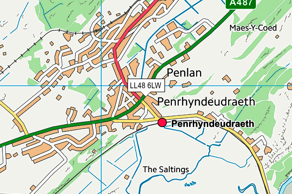 LL48 6LW map - OS VectorMap District (Ordnance Survey) LL48 6LW map - OS VectorMap District (Ordnance Survey)