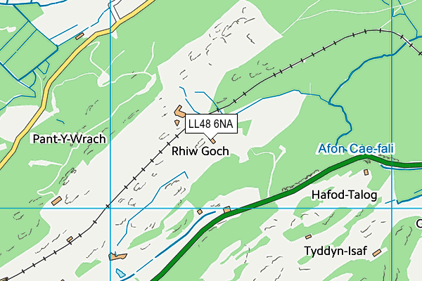 LL48 6NA map - OS VectorMap District (Ordnance Survey) LL48 6NA map - OS VectorMap District (Ordnance Survey)