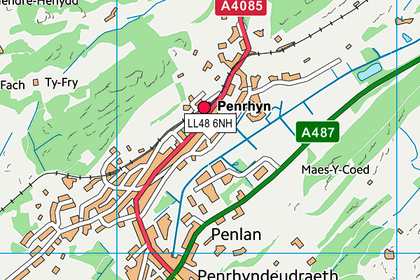 LL48 6NH map - OS VectorMap District (Ordnance Survey) LL48 6NH map - OS VectorMap District (Ordnance Survey)