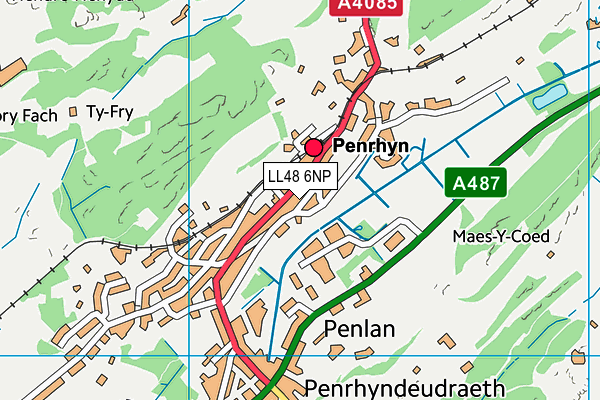 LL48 6NP map - OS VectorMap District (Ordnance Survey) LL48 6NP map - OS VectorMap District (Ordnance Survey)