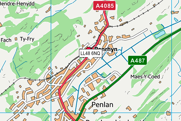 LL48 6NQ map - OS VectorMap District (Ordnance Survey) LL48 6NQ map - OS VectorMap District (Ordnance Survey)