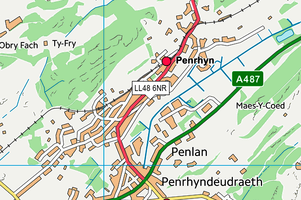 LL48 6NR map - OS VectorMap District (Ordnance Survey) LL48 6NR map - OS VectorMap District (Ordnance Survey)