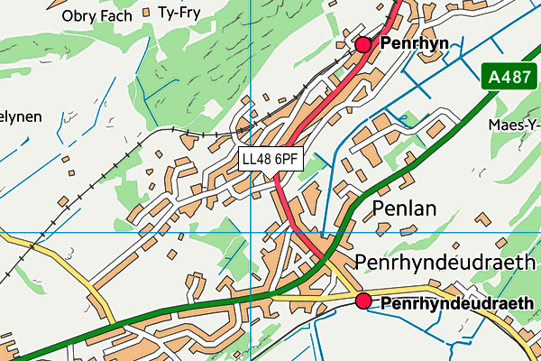 LL48 6PF map - OS VectorMap District (Ordnance Survey) LL48 6PF map - OS VectorMap District (Ordnance Survey)