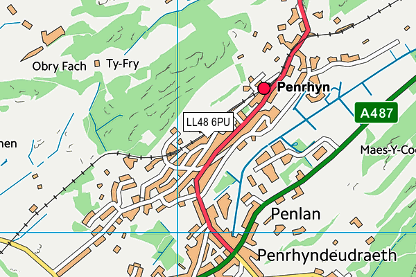 LL48 6PU map - OS VectorMap District (Ordnance Survey) LL48 6PU map - OS VectorMap District (Ordnance Survey)