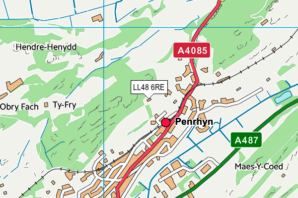 LL48 6RE map - OS VectorMap District (Ordnance Survey) LL48 6RE map - OS VectorMap District (Ordnance Survey)