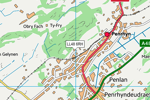 LL48 6RH map - OS VectorMap District (Ordnance Survey) LL48 6RH map - OS VectorMap District (Ordnance Survey)