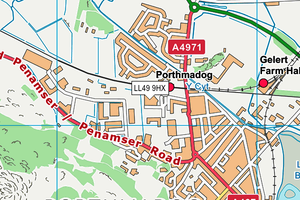 LL49 9HX map - OS VectorMap District (Ordnance Survey) LL49 9HX map - OS VectorMap District (Ordnance Survey)
