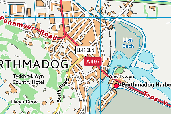 LL49 9LN map - OS VectorMap District (Ordnance Survey) LL49 9LN map - OS VectorMap District (Ordnance Survey)