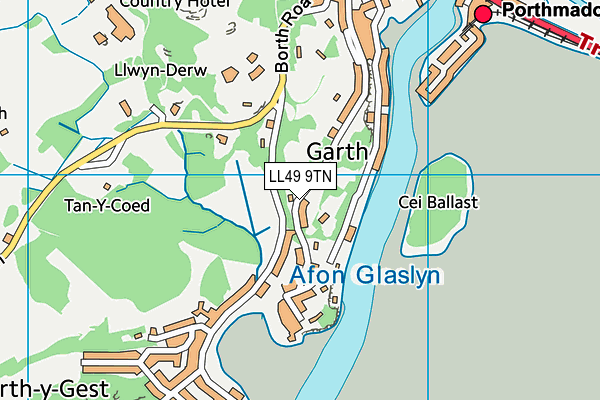 LL49 9TN map - OS VectorMap District (Ordnance Survey) LL49 9TN map - OS VectorMap District (Ordnance Survey)
