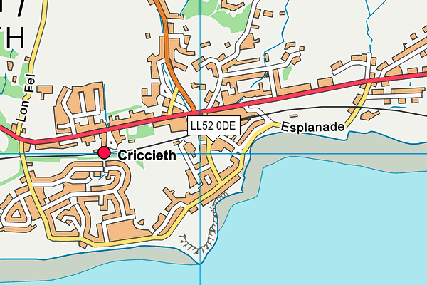 LL52 0DE map - OS VectorMap District (Ordnance Survey) LL52 0DE map - OS VectorMap District (Ordnance Survey)