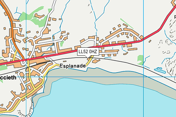 LL52 0HZ map - OS VectorMap District (Ordnance Survey) LL52 0HZ map - OS VectorMap District (Ordnance Survey)