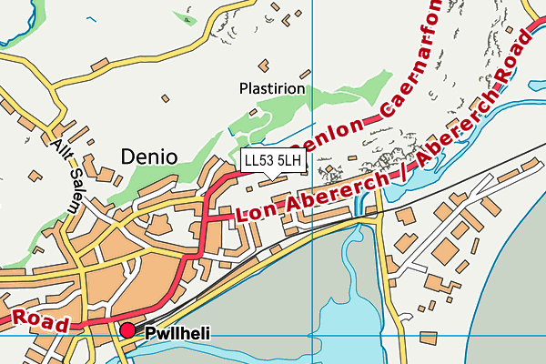 LL53 5LH map - OS VectorMap District (Ordnance Survey) LL53 5LH map - OS VectorMap District (Ordnance Survey)