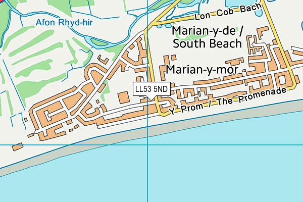 LL53 5ND map - OS VectorMap District (Ordnance Survey) LL53 5ND map - OS VectorMap District (Ordnance Survey)