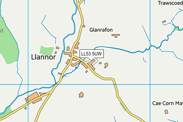 LL53 5UW map - OS VectorMap District (Ordnance Survey) LL53 5UW map - OS VectorMap District (Ordnance Survey)