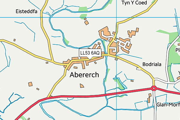 LL53 6AQ map - OS VectorMap District (Ordnance Survey) LL53 6AQ map - OS VectorMap District (Ordnance Survey)