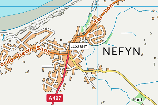 LL53 6HY map - OS VectorMap District (Ordnance Survey) LL53 6HY map - OS VectorMap District (Ordnance Survey)