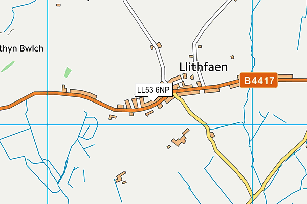 LL53 6NP map - OS VectorMap District (Ordnance Survey) LL53 6NP map - OS VectorMap District (Ordnance Survey)