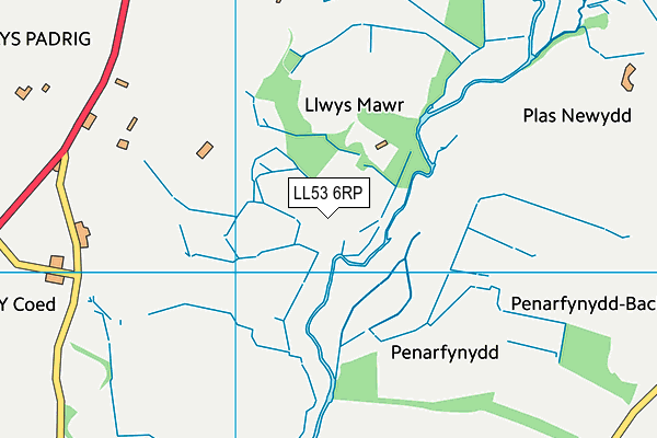 LL53 6RP map - OS VectorMap District (Ordnance Survey) LL53 6RP map - OS VectorMap District (Ordnance Survey)