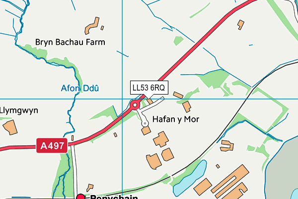 LL53 6RQ map - OS VectorMap District (Ordnance Survey) LL53 6RQ map - OS VectorMap District (Ordnance Survey)