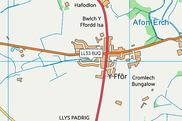 LL53 6UQ map - OS VectorMap District (Ordnance Survey) LL53 6UQ map - OS VectorMap District (Ordnance Survey)