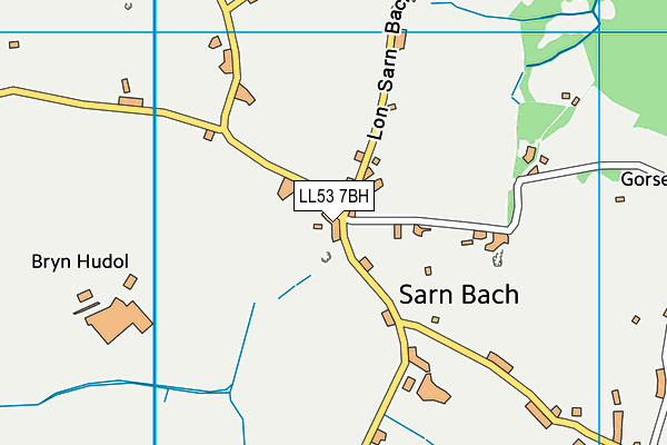 LL53 7BH map - OS VectorMap District (Ordnance Survey) LL53 7BH map - OS VectorMap District (Ordnance Survey)