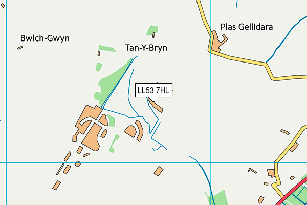 LL53 7HL map - OS VectorMap District (Ordnance Survey) LL53 7HL map - OS VectorMap District (Ordnance Survey)