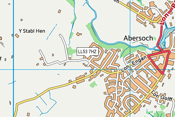 LL53 7HZ map - OS VectorMap District (Ordnance Survey) LL53 7HZ map - OS VectorMap District (Ordnance Survey)