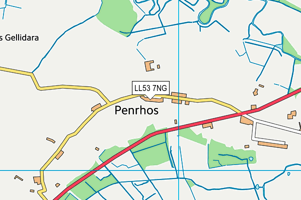 LL53 7NG map - OS VectorMap District (Ordnance Survey) LL53 7NG map - OS VectorMap District (Ordnance Survey)