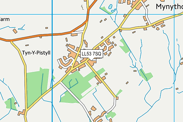LL53 7SQ map - OS VectorMap District (Ordnance Survey) LL53 7SQ map - OS VectorMap District (Ordnance Survey)