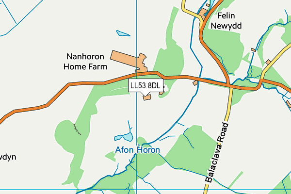 LL53 8DL map - OS VectorMap District (Ordnance Survey) LL53 8DL map - OS VectorMap District (Ordnance Survey)