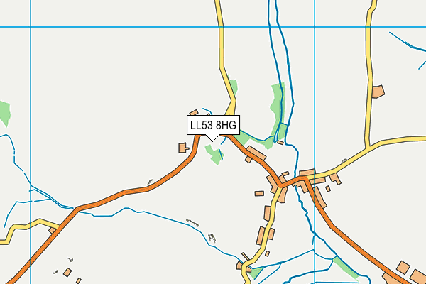 LL53 8HG map - OS VectorMap District (Ordnance Survey) LL53 8HG map - OS VectorMap District (Ordnance Survey)