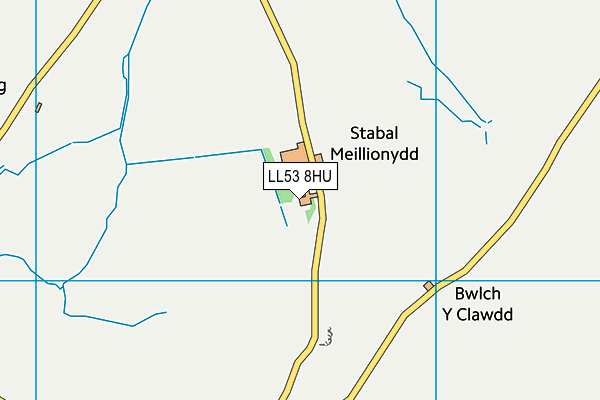 LL53 8HU map - OS VectorMap District (Ordnance Survey) LL53 8HU map - OS VectorMap District (Ordnance Survey)