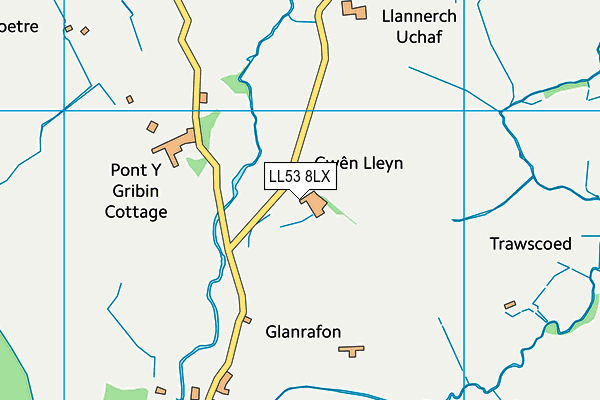 LL53 8LX map - OS VectorMap District (Ordnance Survey) LL53 8LX map - OS VectorMap District (Ordnance Survey)