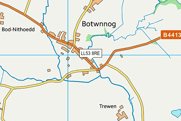 LL53 8RE map - OS VectorMap District (Ordnance Survey) LL53 8RE map - OS VectorMap District (Ordnance Survey)