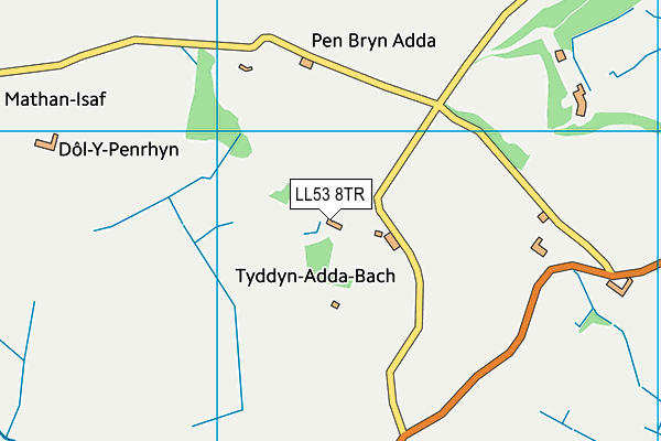 LL53 8TR map - OS VectorMap District (Ordnance Survey) LL53 8TR map - OS VectorMap District (Ordnance Survey)