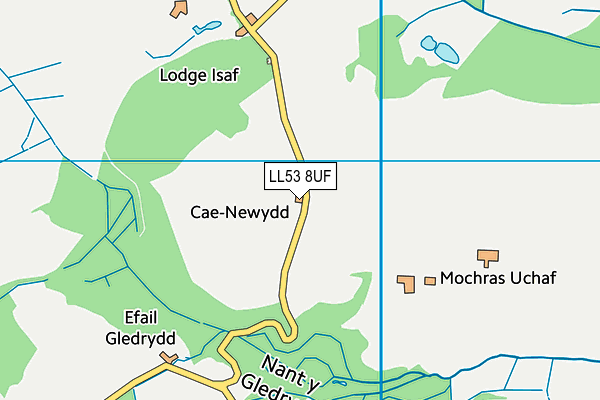 LL53 8UF map - OS VectorMap District (Ordnance Survey) LL53 8UF map - OS VectorMap District (Ordnance Survey)