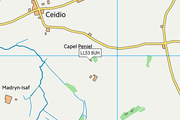 LL53 8UH map - OS VectorMap District (Ordnance Survey) LL53 8UH map - OS VectorMap District (Ordnance Survey)