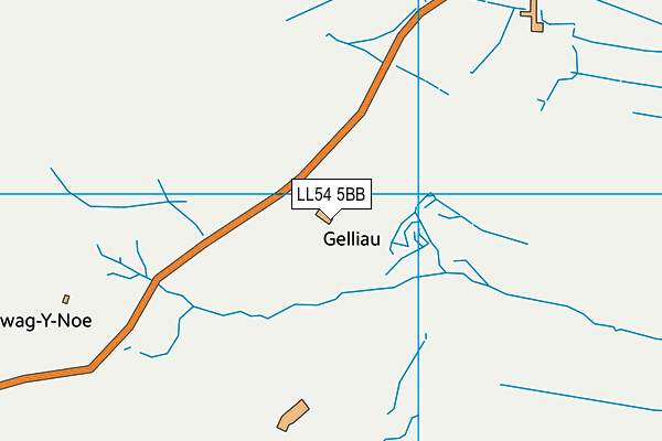 LL54 5BB map - OS VectorMap District (Ordnance Survey) LL54 5BB map - OS VectorMap District (Ordnance Survey)