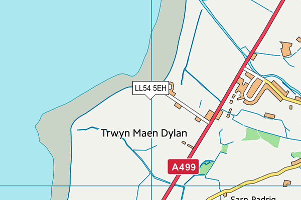 LL54 5EH map - OS VectorMap District (Ordnance Survey) LL54 5EH map - OS VectorMap District (Ordnance Survey)